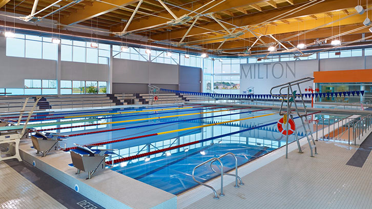 Milton Sports Centre's indoor competition/lap pool